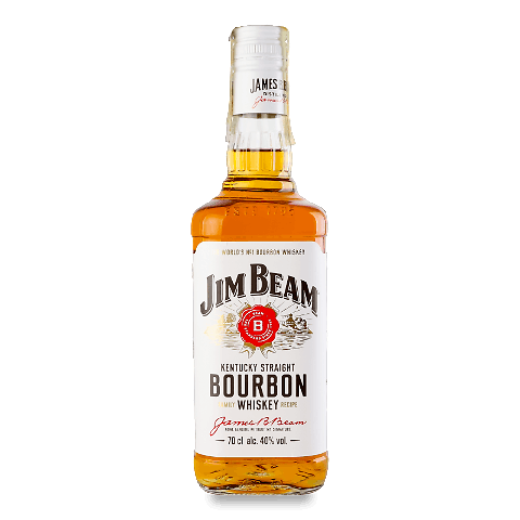 Віскі Jim Beam White Straight Bourbon