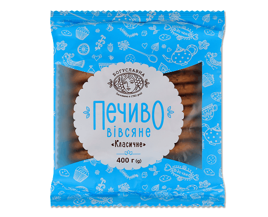 Печиво «Богуславна» вівсяне класичне