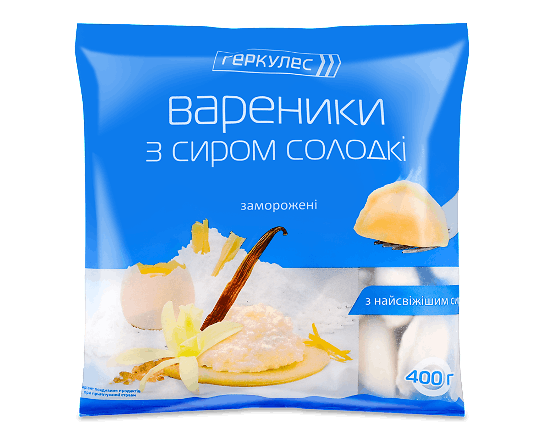 Вареники «Геркулес» з сиром