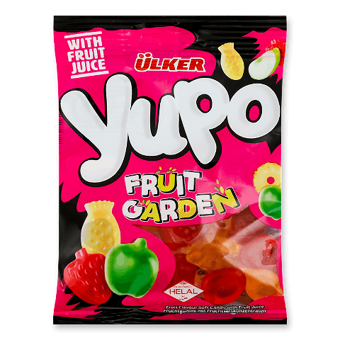 Цукерки Ulker Yupo Fruit Garden желейні