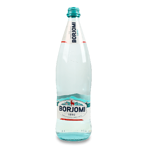 Вода мінеральна Borjomi сильногазована, скло