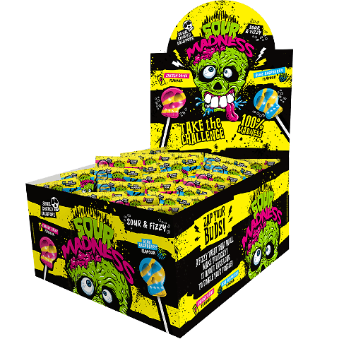 Льодяник Sour Madness на палиці