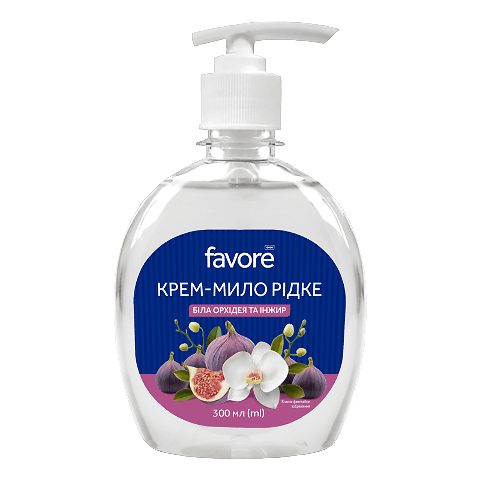 Крем-мило Favore Біла орхідея та інжир