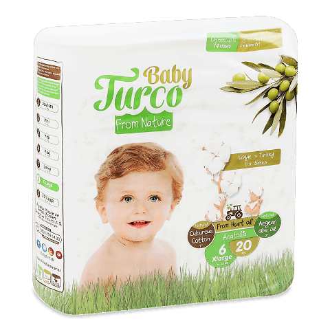 Підгузки Baby Turco XL 6 16-25кг