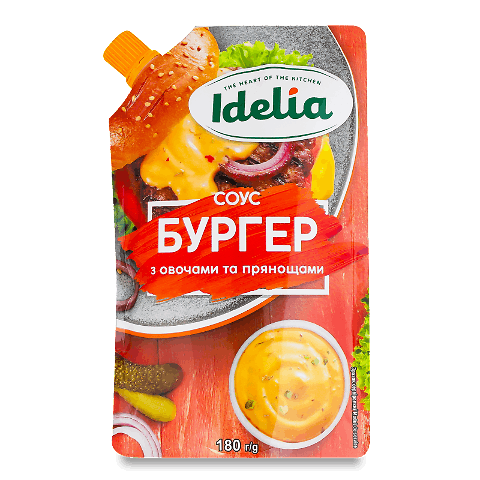 Соус Idelia Бургер з овочами та прянощами