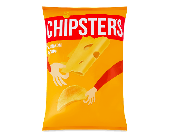 Чипси Chipster's картопляні зі смаком сиру