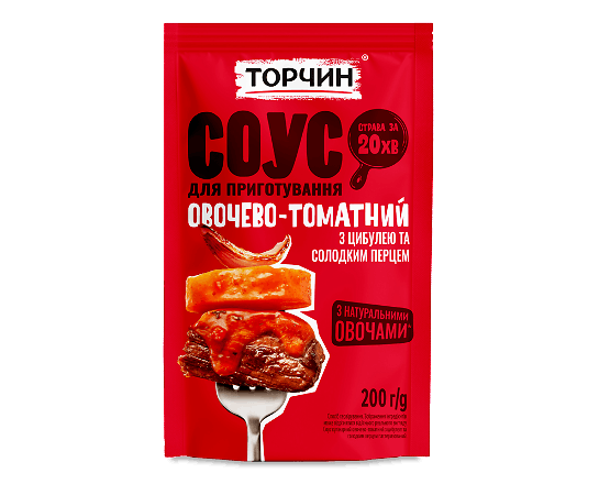 Соус Торчин Овочево-томатний з цибулею та перцем