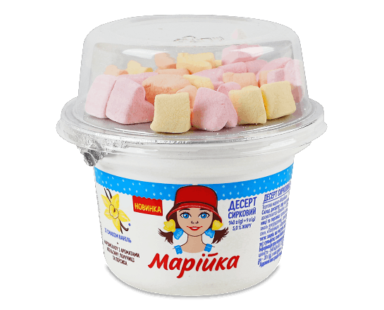 Десерт сирковий Марійка ваніль-маршмеллоу 5%