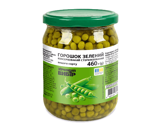 Горошок Зірковий вибір зелений стерилізований