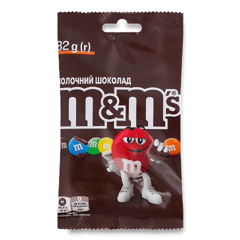 Шоколадне драже M&M's з молочним шоколадом, 45г – купити в