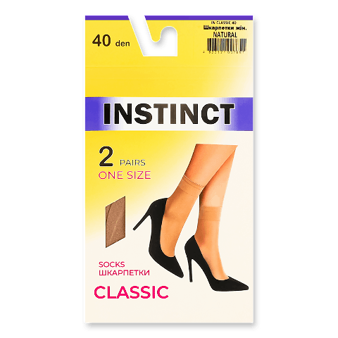 Шкарпетки жін Instinct Classic 40 natural р.23-25