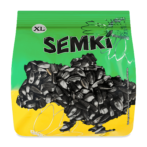 Насіння соняшника Semki XL смажене солоне, 200г – купити в