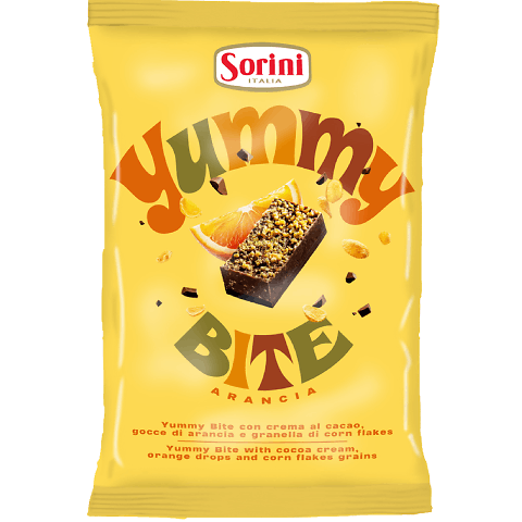 Цукерки Sorini Yummy Bite шматоч апел з какао-крем