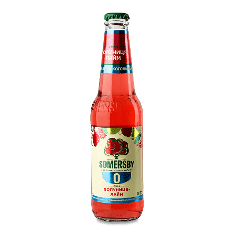 Сидр Somersby Полуниця-лайм безалкогольний
