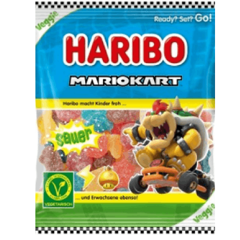 Цукерки Haribo Mario Kart кислі желейні