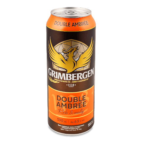 Пиво Grimbergen Double Ambree спеціальне темне з/б