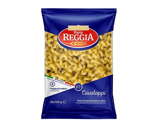 Вироби макаронні Pasta Reggia Cavatappi №63