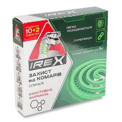 Спіралі від комарів Irex 10+2 шт. у подарунок