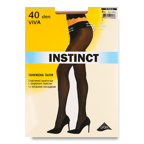 Колготки жіночі Instinct Viva 40 natural р.4