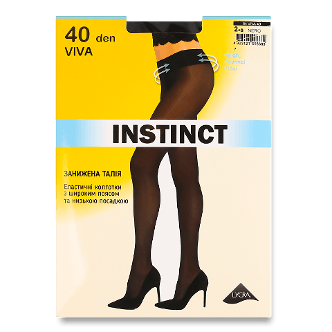 Колготки жіночі Instinct Viva 40 nero р.2