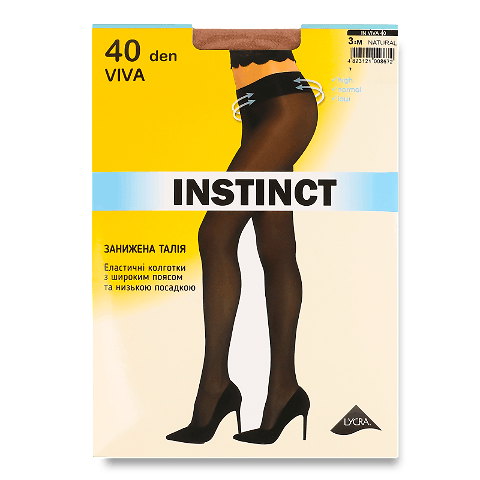 Колготки жіночі Instinct Viva 40 natural р.3