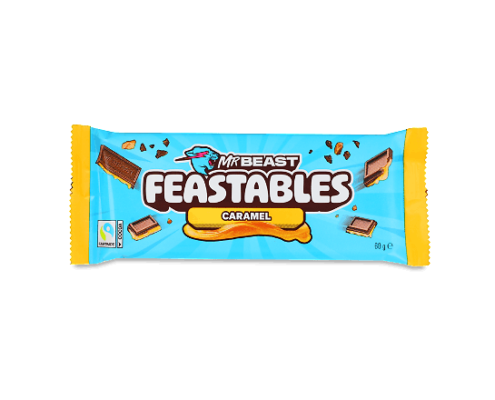 Шоколад молочний Feastables карамель