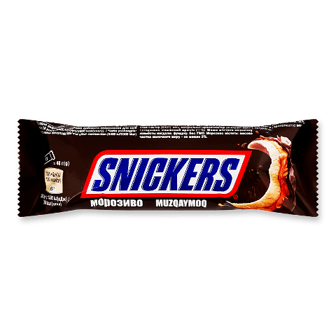 Морозиво Snickers батончик