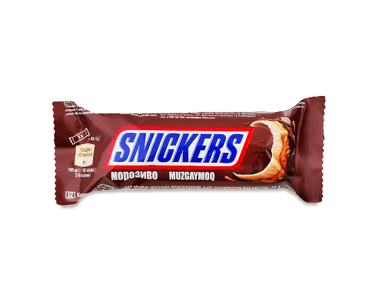 Морозиво Snickers батончик