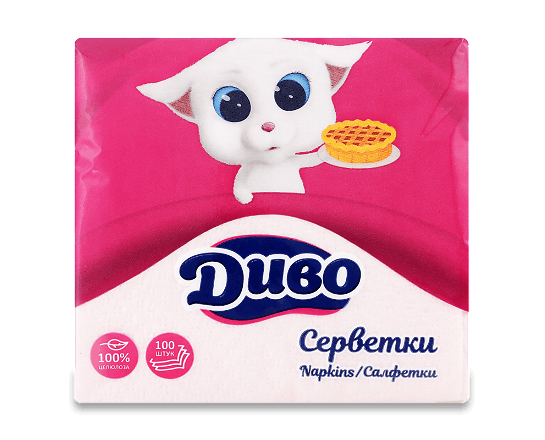 Серветки Диво рожеві