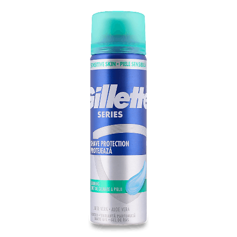 Гель для гоління Gillette Series Sensitive Skin для чутливої шкіри