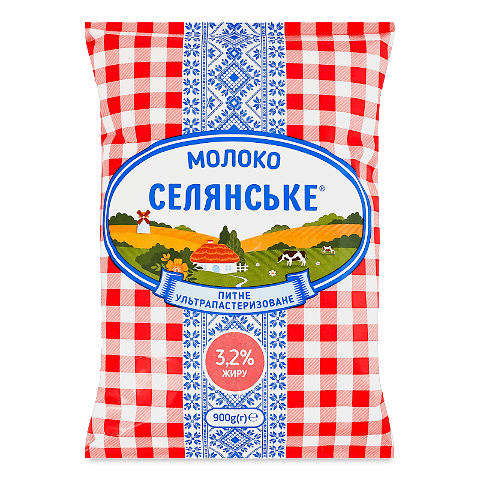 Молоко суперпастеризоване «Селянське» 3,2%