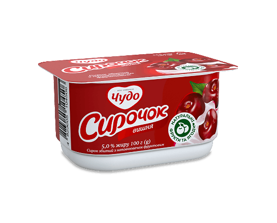Сирочок «Чудо» вишневий 5%, ванночка