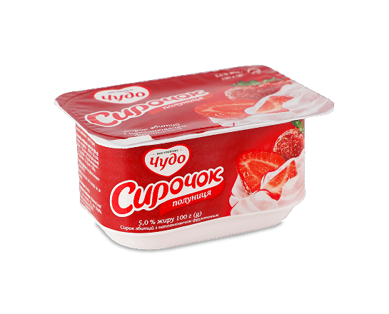 Сирочок «Чудо» полуничний 5%, ванночка