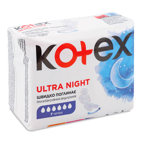 Прокладки гігієнічні Kotex Ultra Night