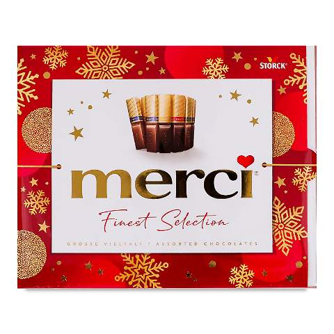 merci　6 Шоколад Merci асорті, 250г – купити в інтернет-магазині Фора, ціни