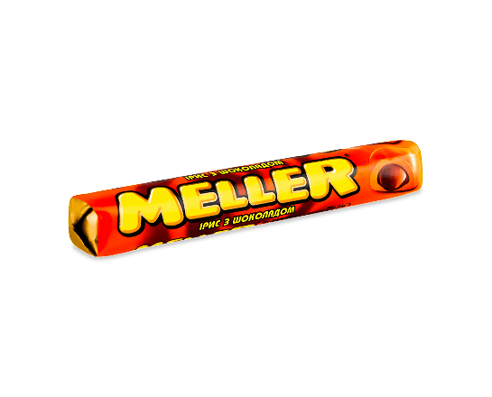 Цукерка Meller ірис з шоколадом жувальна