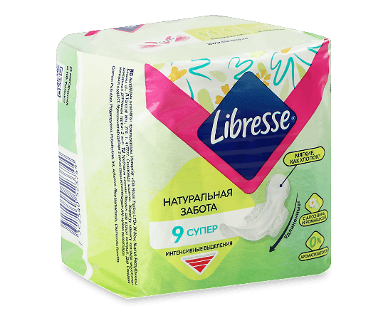 Прокладки Libresse Natural Care Ultra Super 3 мм