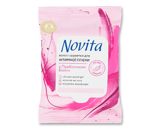 Cерветка для інтимної гігієни Novita