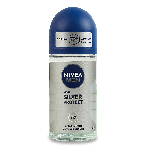 Дезодорант кульковий Nivea Men «Срібний захист» антиперспірант