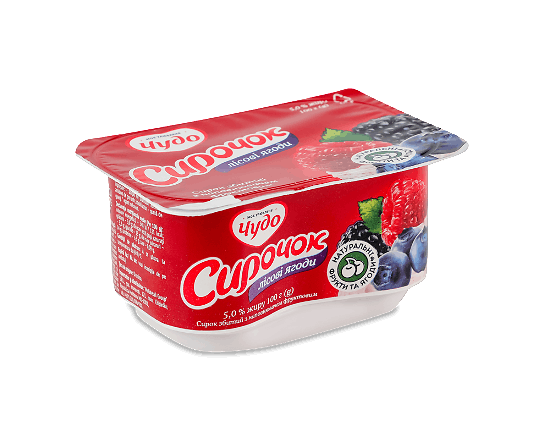 Сирочок «Чудо» лісова ягода 5%, ванночка