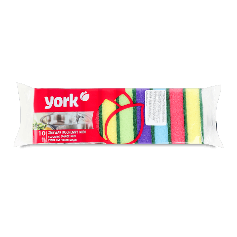 Губка для миття посуду York Midi 8x5x2,5 см