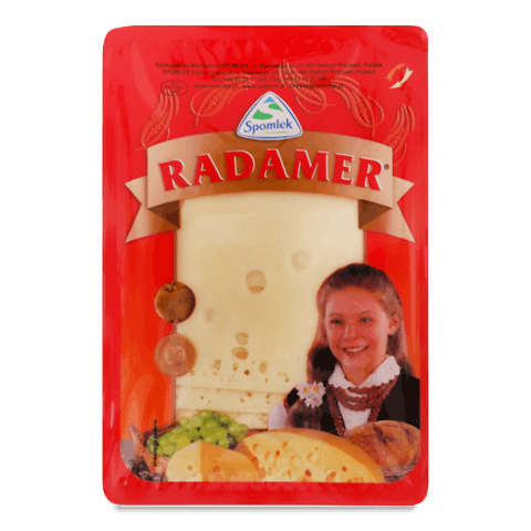 Сир Spomlek «Радамер» нарізка
