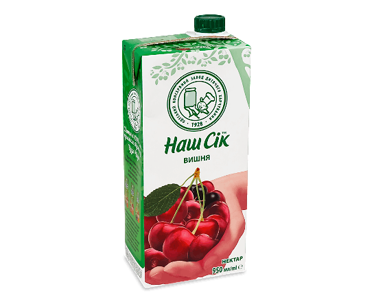 Нектар «Наш Сік» вишневий