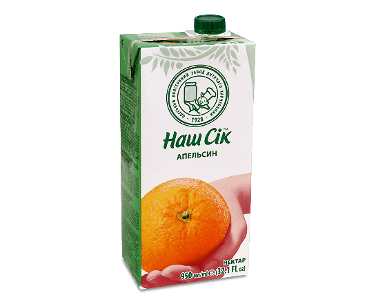 Нектар Наш Сік апельсиновий