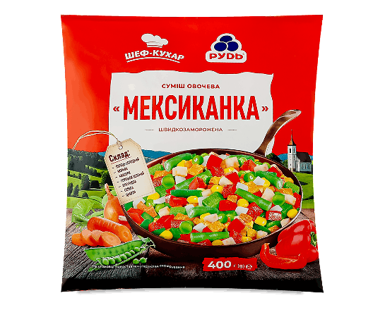 Суміш овочева «Рудь» «Мексиканка» для смаження