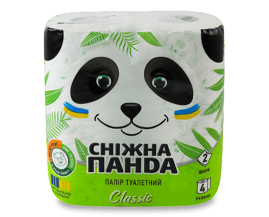 Папір туалетний «Сніжна панда» «Класік»