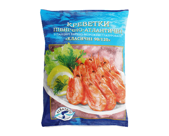 Креветки Albatros Класичні в/м 90/120