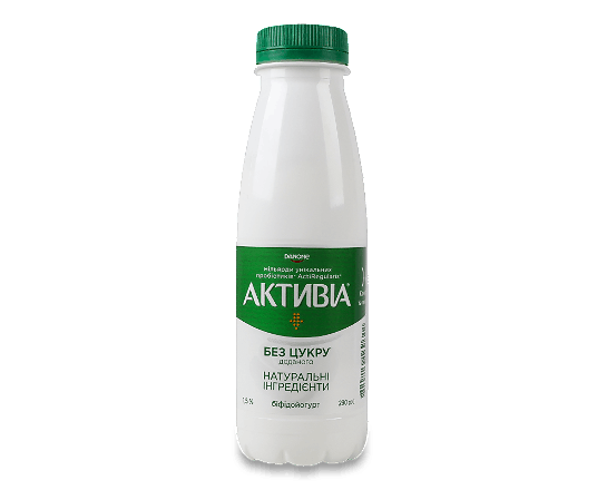 Біфідойогурт «Активіа» натуральний питний 1,5%