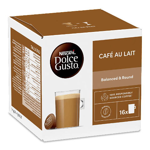 Кава Nescafe Dolce Gusto Cafe Au Lait 16 капсул