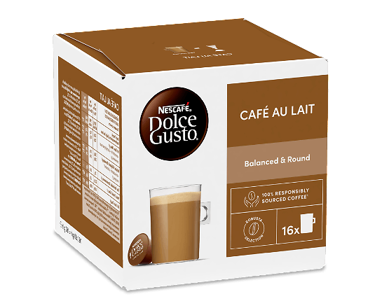 Кава Nescafe Dolce Gusto Cafe Au Lait 16 капсул